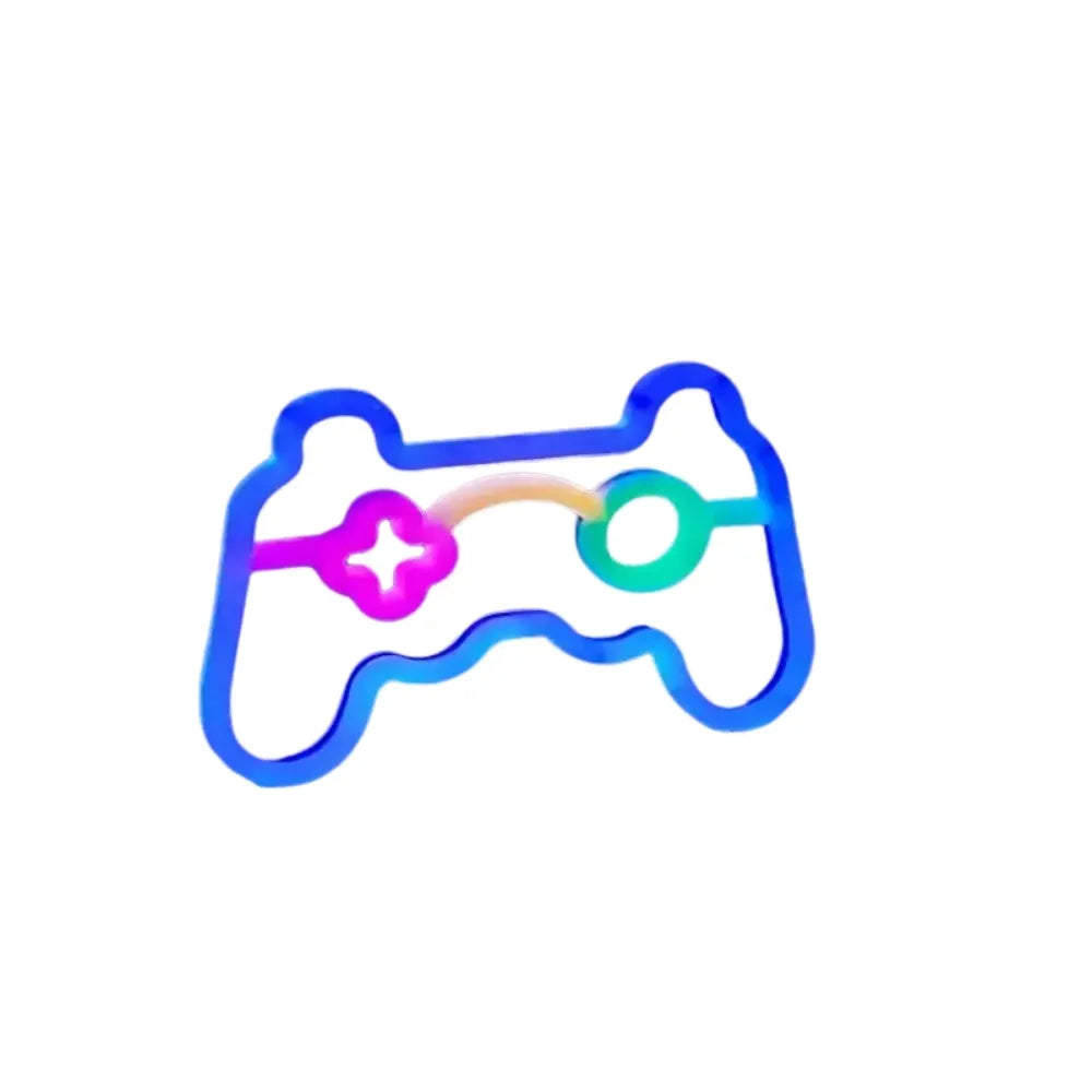 Neon LED Gaming Controller