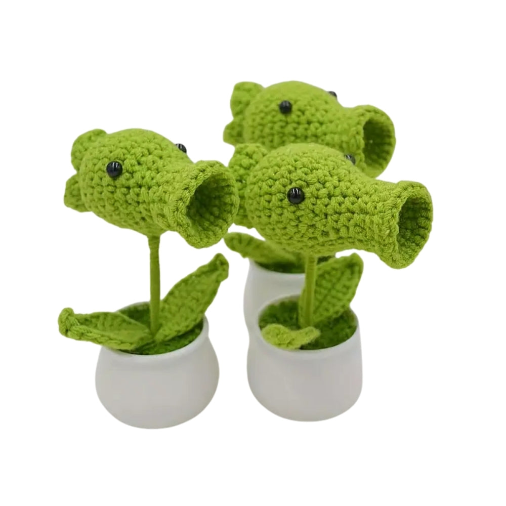 PlushPlant - The Knitted Geek Plant - Pack of 4