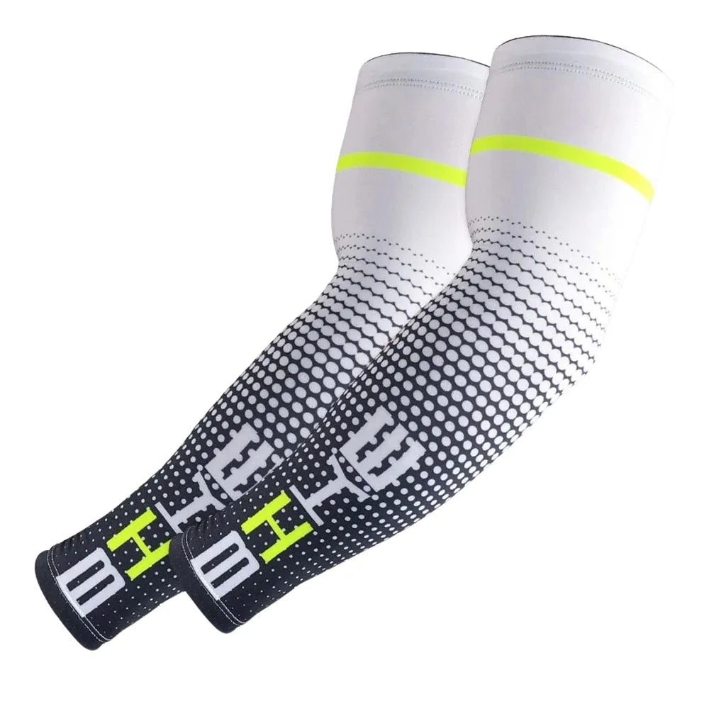 BikePro Arm Sleeves – Energy White
