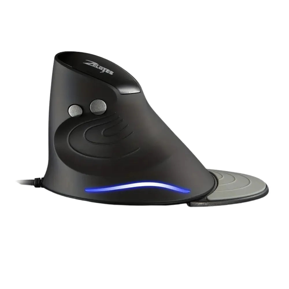 Ergonomic Vertical Mouse with Integrated Wrist Support