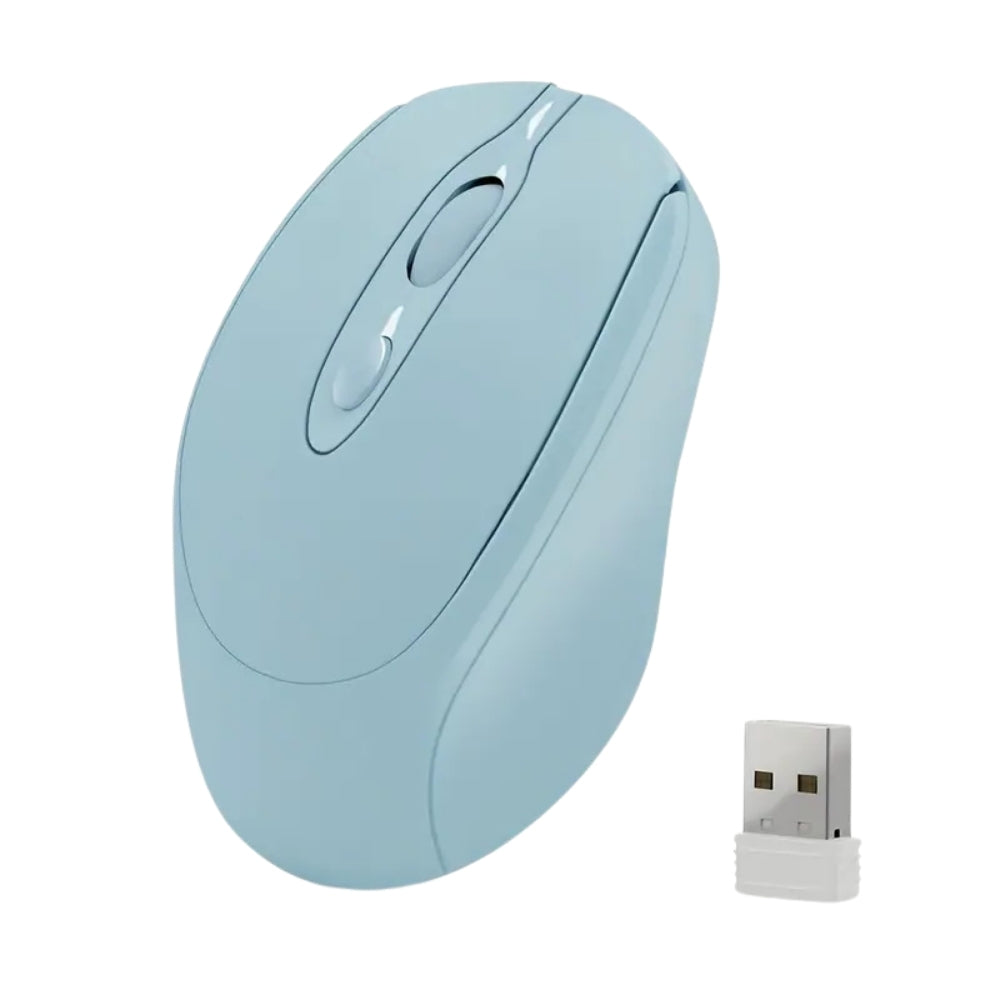 AquaComfort Mouse - Elegant Pastel Blue