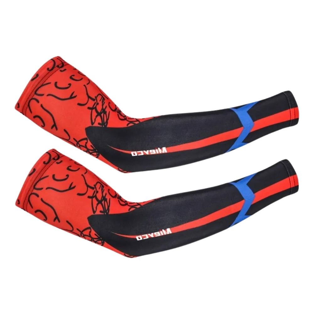 SpiderFlex ArmSleeves - Rouge et Bleu