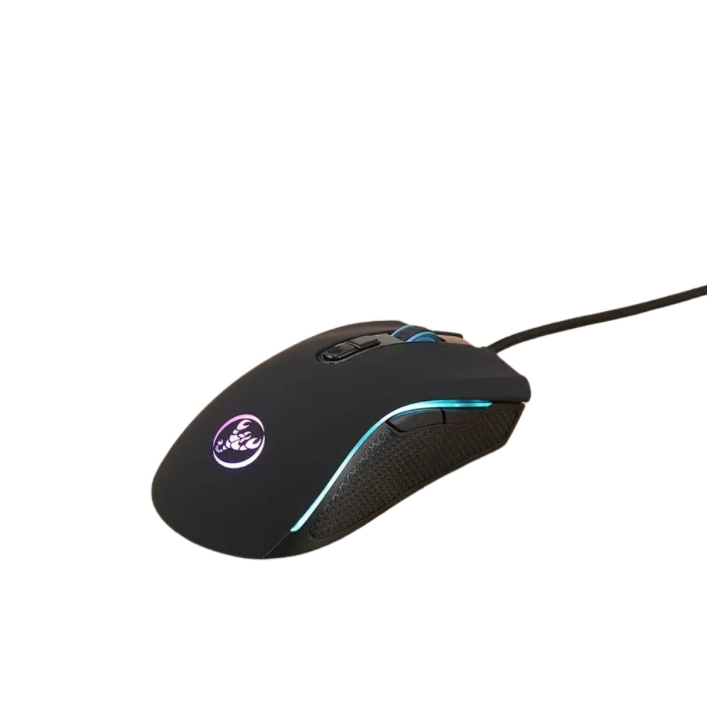 AuraClick Mouse - Noir avec Rétroéclairage RGB