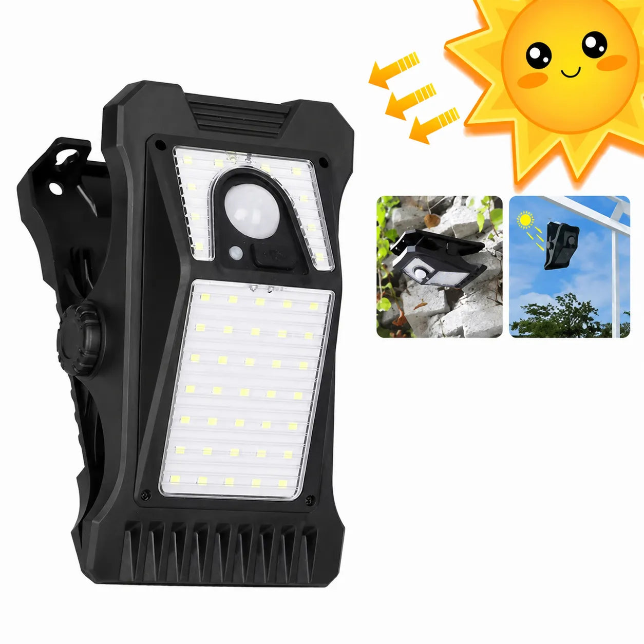 Projecteur solaire LED